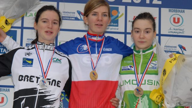 Championnat de France Dames de cyclo-cross  Quelneuc - Dimanche 8 janvier 2012