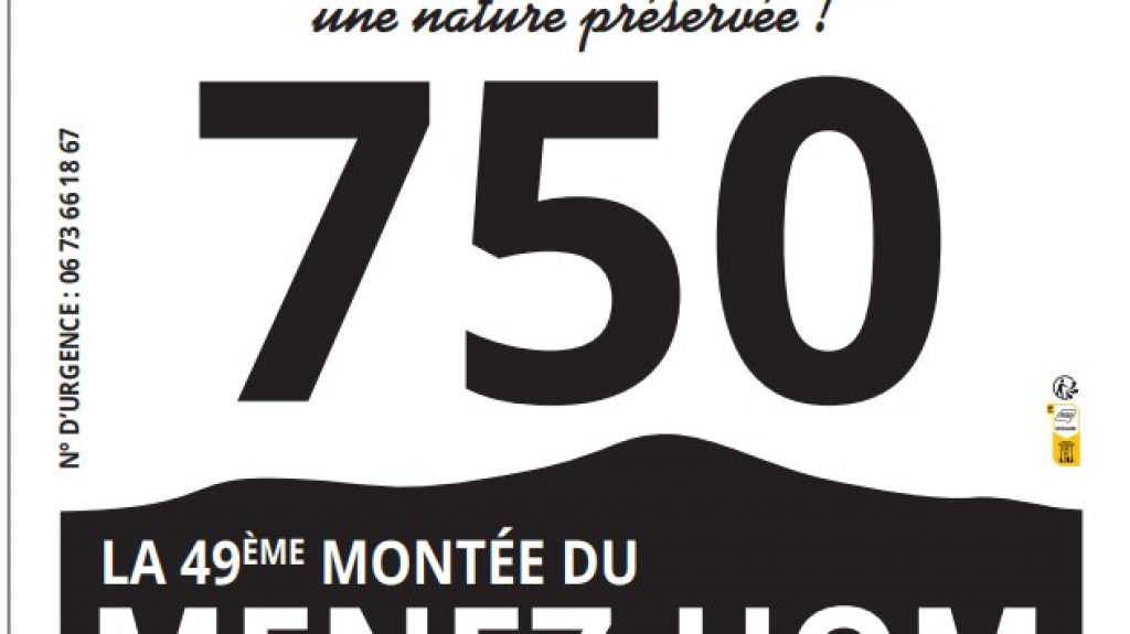Menez-Hom: quand et où récupérer son dossard ?